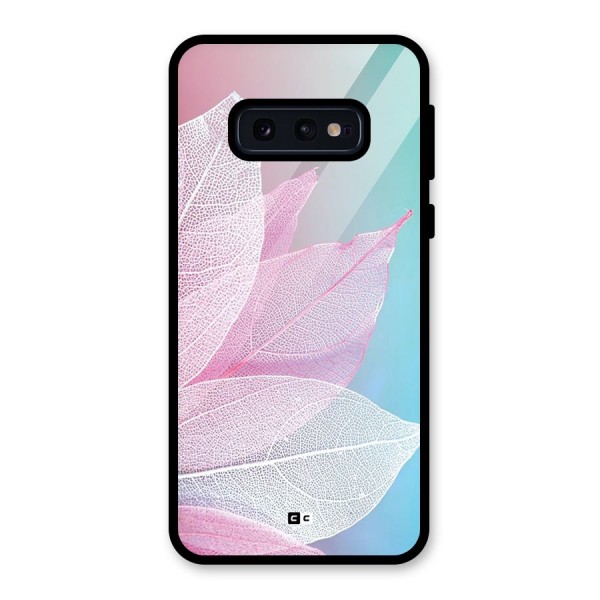 Beautiful Petals Vibes Glass Back Case for Galaxy S10e