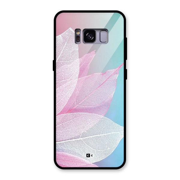 Beautiful Petals Vibes Glass Back Case for Galaxy S8