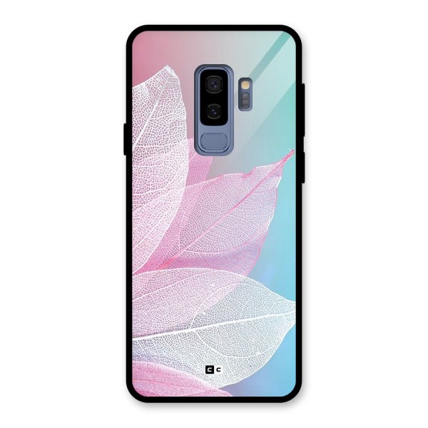 Beautiful Petals Vibes Glass Back Case for Galaxy S9 Plus