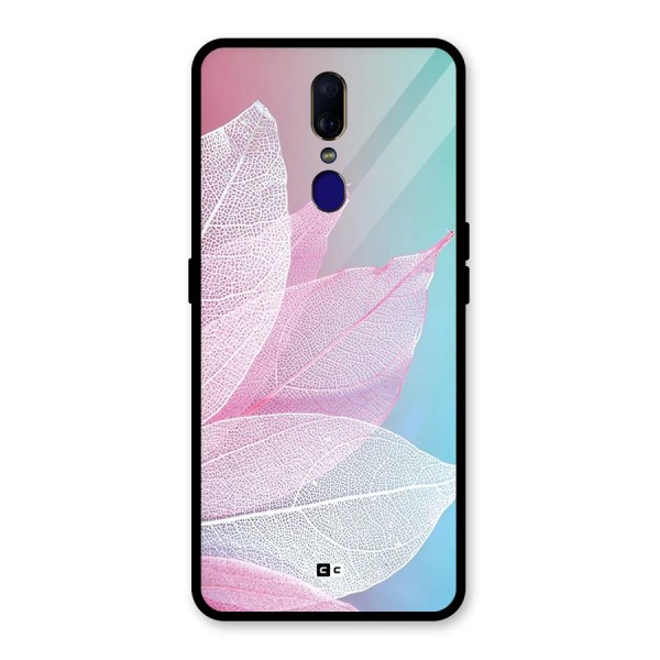 Beautiful Petals Vibes Glass Back Case for Oppo F11