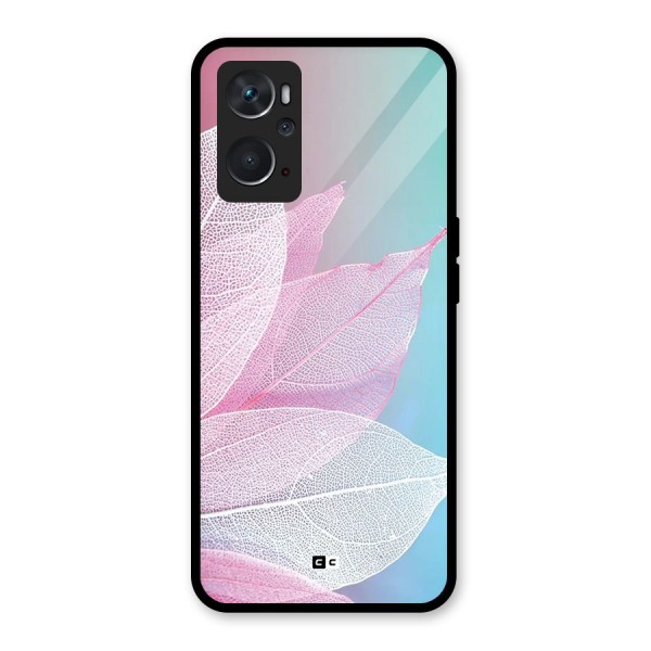 Beautiful Petals Vibes Glass Back Case for Oppo K10 4G