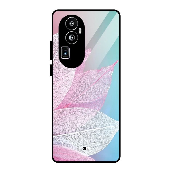 Beautiful Petals Vibes Glass Back Case for Oppo Reno10 Pro Plus