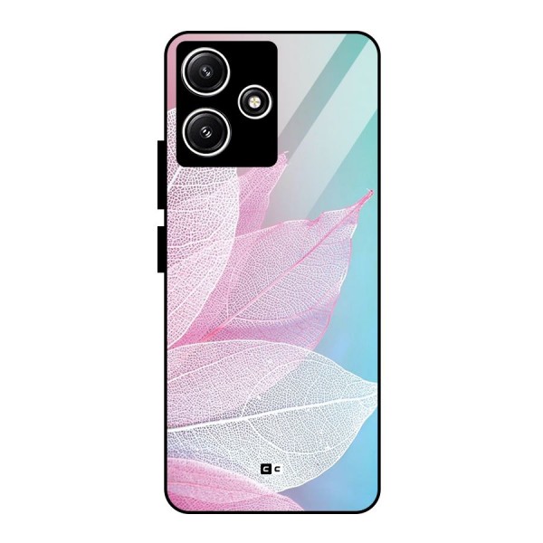 Beautiful Petals Vibes Glass Back Case for Poco M6 Pro