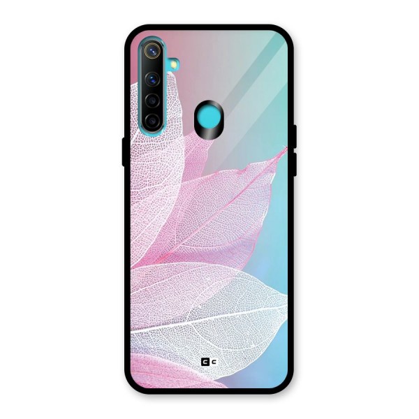 Beautiful Petals Vibes Glass Back Case for Realme 5