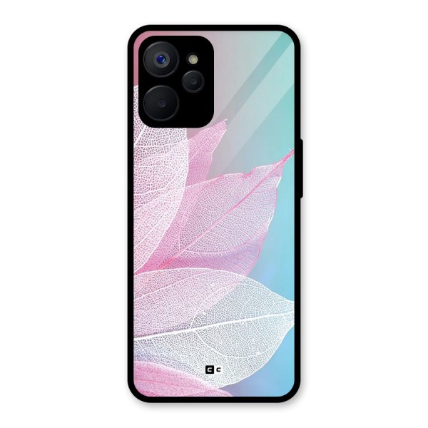 Beautiful Petals Vibes Glass Back Case for Realme 9i 5G