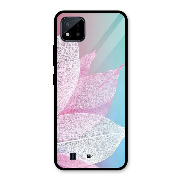 Beautiful Petals Vibes Glass Back Case for Realme C11 2021