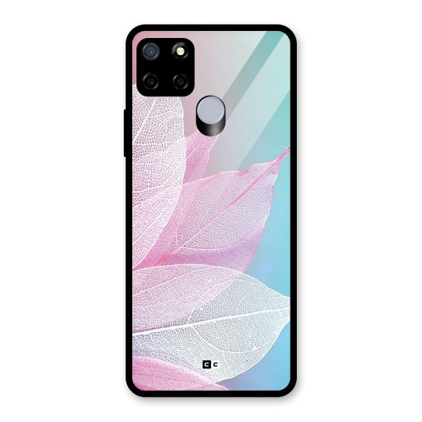 Beautiful Petals Vibes Glass Back Case for Realme C15