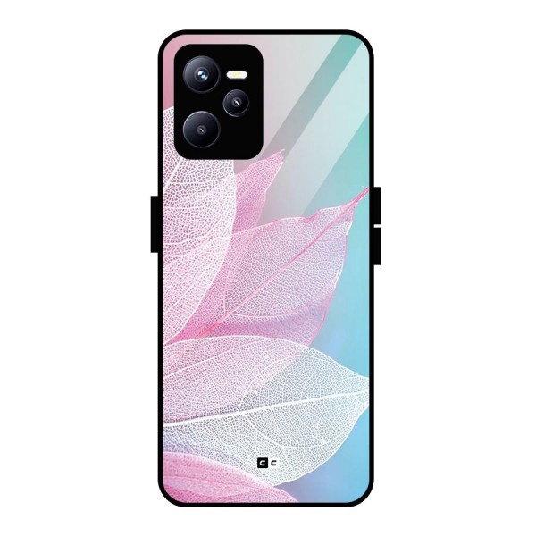 Beautiful Petals Vibes Glass Back Case for Realme C35