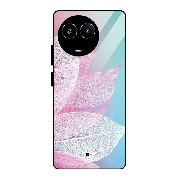 Beautiful Petals Vibes Glass Back Case for Realme Narzo 60X