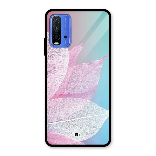 Beautiful Petals Vibes Glass Back Case for Redmi 9 Power