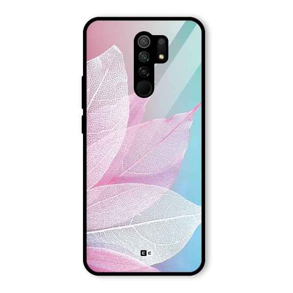 Beautiful Petals Vibes Glass Back Case for Redmi 9 Prime