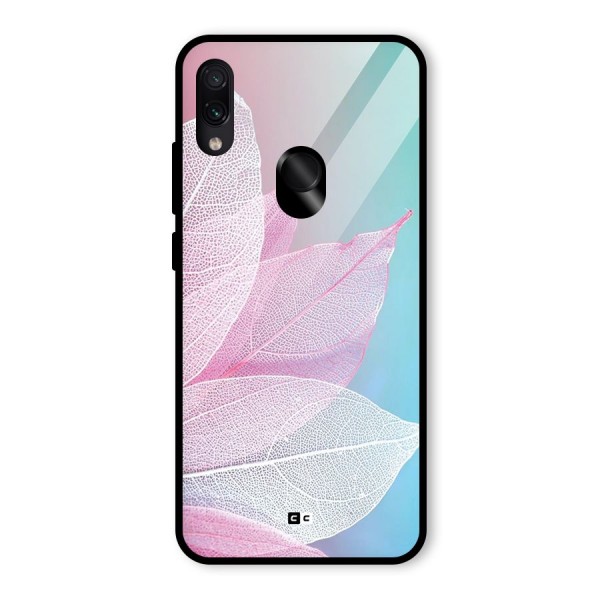 Beautiful Petals Vibes Glass Back Case for Redmi Note 7