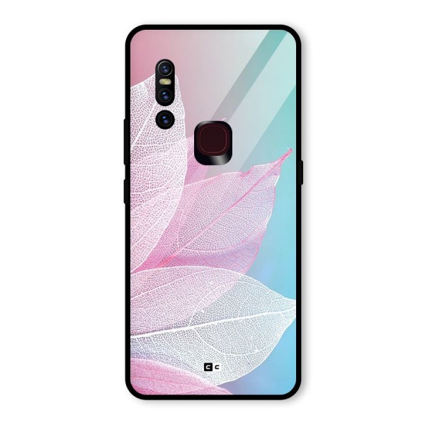 Beautiful Petals Vibes Glass Back Case for Vivo V15