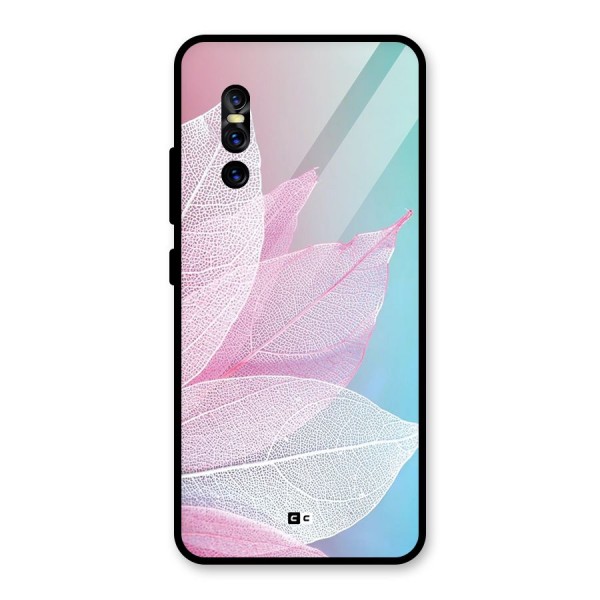 Beautiful Petals Vibes Glass Back Case for Vivo V15 Pro