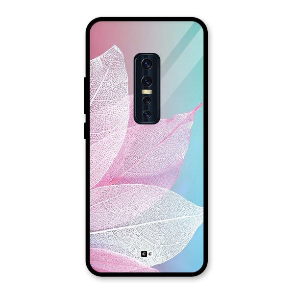 Beautiful Petals Vibes Glass Back Case for Vivo V17 Pro