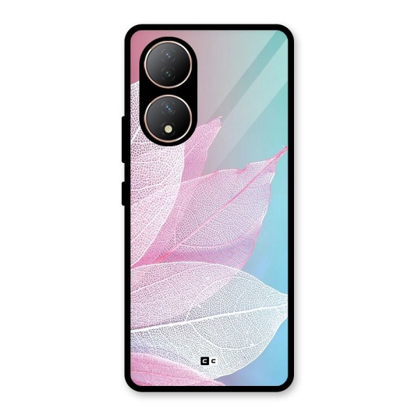 Beautiful Petals Vibes Glass Back Case for Vivo Y100