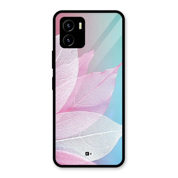 Beautiful Petals Vibes Glass Back Case for Vivo Y15s