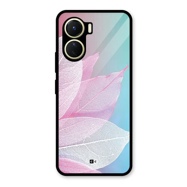 Beautiful Petals Vibes Glass Back Case for Vivo Y56