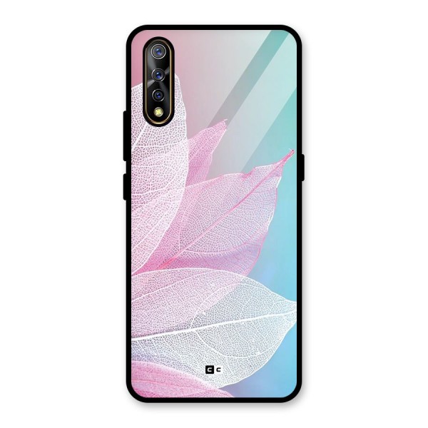 Beautiful Petals Vibes Glass Back Case for Vivo Z1x