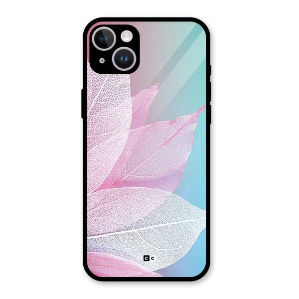 Beautiful Petals Vibes Glass Back Case for iPhone 14 Plus