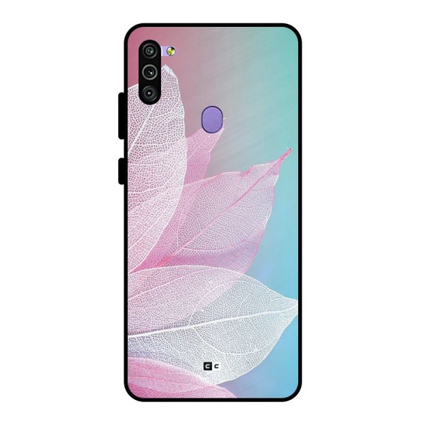 Beautiful Petals Vibes Metal Back Case for Galaxy M11