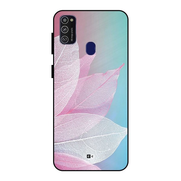 Beautiful Petals Vibes Metal Back Case for Galaxy M21