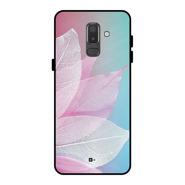 Beautiful Petals Vibes Metal Back Case for Galaxy On8 (2018)