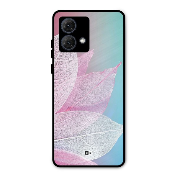 Beautiful Petals Vibes Metal Back Case for Moto G84