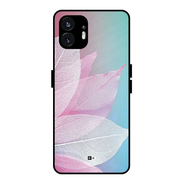 Beautiful Petals Vibes Metal Back Case for Nothing Phone 2