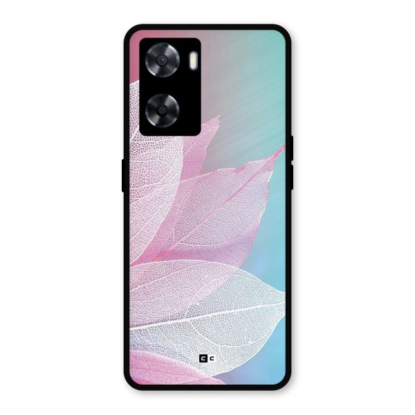 Beautiful Petals Vibes Metal Back Case for Oppo A77