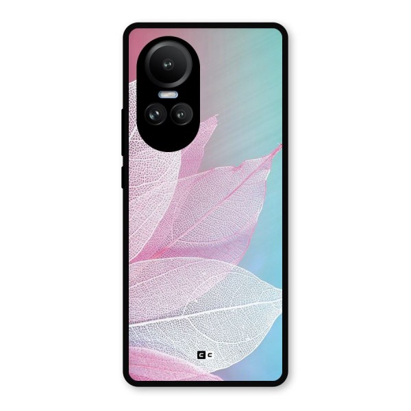 Beautiful Petals Vibes Metal Back Case for Oppo Reno10