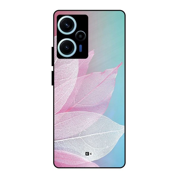 Beautiful Petals Vibes Metal Back Case for Poco F5