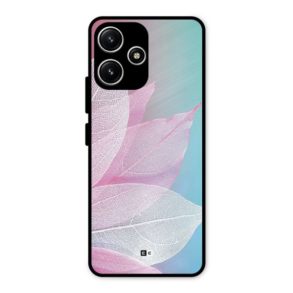 Beautiful Petals Vibes Metal Back Case for Poco M6 Pro