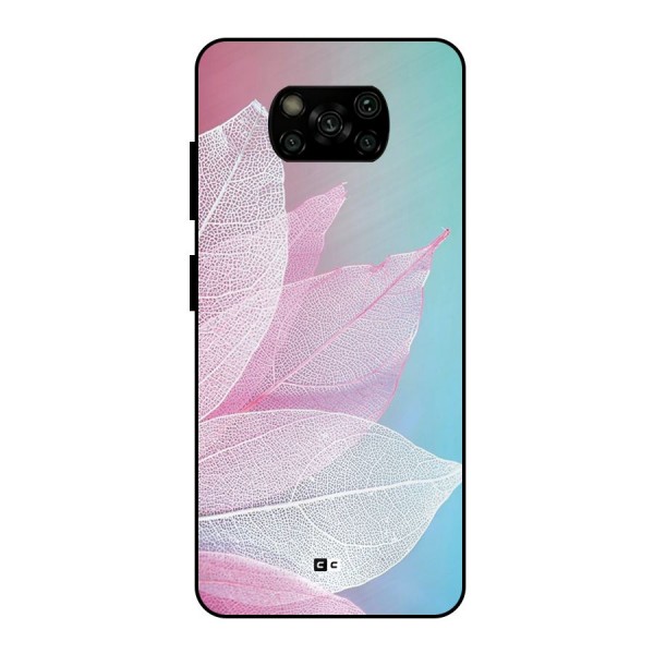 Beautiful Petals Vibes Metal Back Case for Poco X3