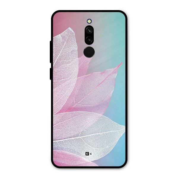 Beautiful Petals Vibes Metal Back Case for Redmi 8