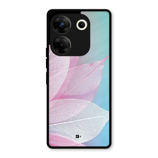 Beautiful Petals Vibes Metal Back Case for Tecno Camon 20