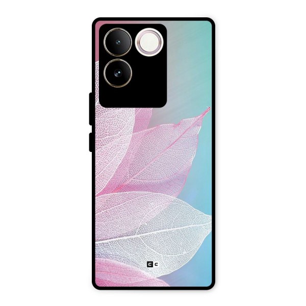 Beautiful Petals Vibes Metal Back Case for Vivo T2 Pro