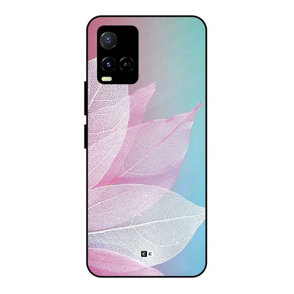 Beautiful Petals Vibes Metal Back Case for Vivo Y21A