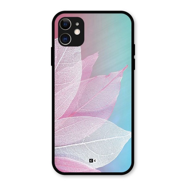 Beautiful Petals Vibes Metal Back Case for iPhone 11