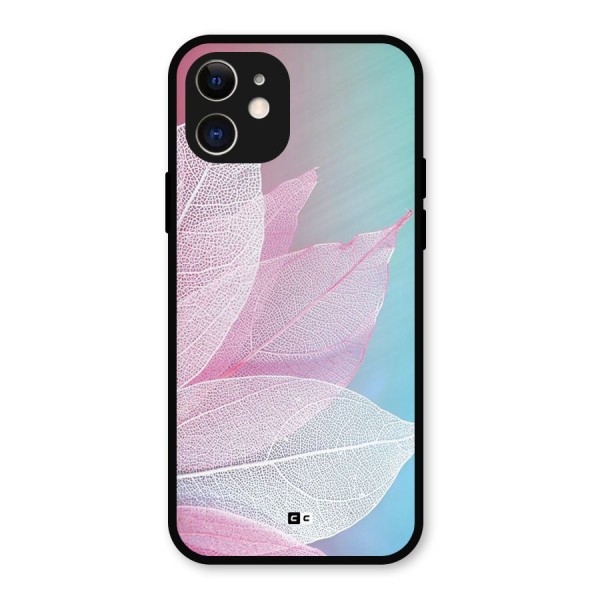 Beautiful Petals Vibes Metal Back Case for iPhone 12