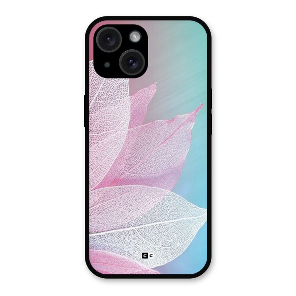 Beautiful Petals Vibes Metal Back Case for iPhone 15