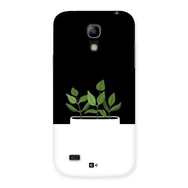 Beautiful Plant Pot Minimalistic Back Case for Galaxy S4 Mini