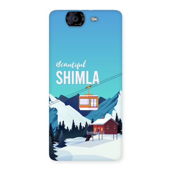 Beautiful Shimla Back Case for Canvas Knight A350