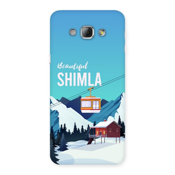 Beautiful Shimla Back Case for Galaxy A8