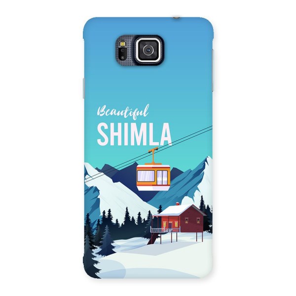 Beautiful Shimla Back Case for Galaxy Alpha