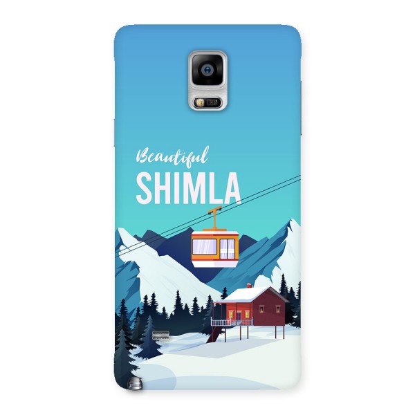 Beautiful Shimla Back Case for Galaxy Note 4