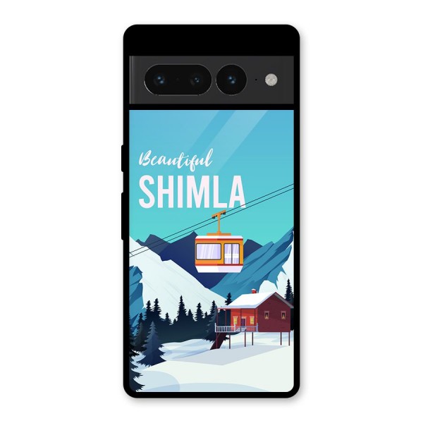 Beautiful Shimla Glass Back Case for Google Pixel 7 Pro