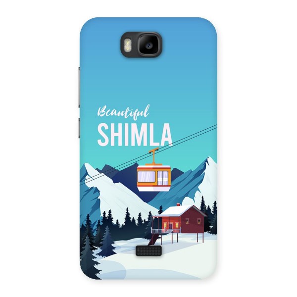 Beautiful Shimla Back Case for Honor Bee