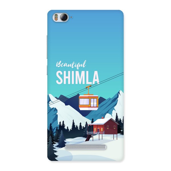 Beautiful Shimla Back Case for Mi4i