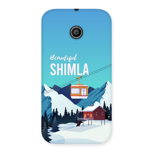 Beautiful Shimla Back Case for Moto E